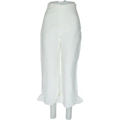 Pants (White) from & Other Stories Linen, Viscose