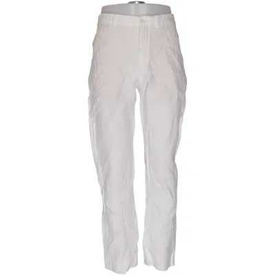 Pants (White) from Zara Linen