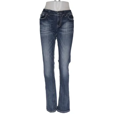 Jeans (Blå) fra Miss Me Bomuld, Elastan