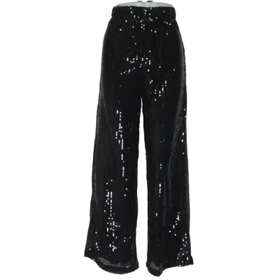 Byxor (Svart, Silverfärgad) från Esmara Elastan, Polyester