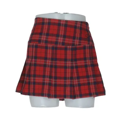 Nederdel (Rød, Sort) fra Superdry Elastan, Polyester, Viscose