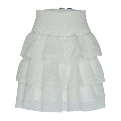 Kjol (Vit) från Love Lolita Polyester, Viskos