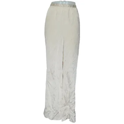 Pantalon patte d'éléphant (Beige) de Arket Soie