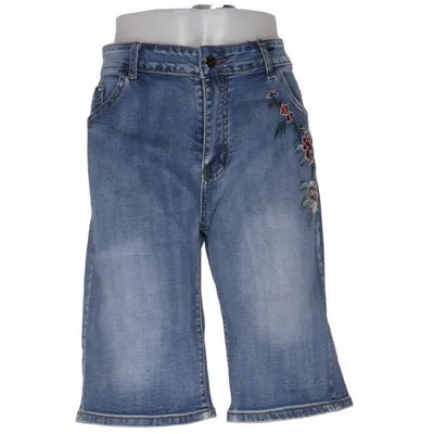 Denim shorts (Blauw) van H & D Katoen, Elastaan