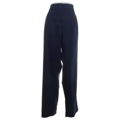 Pantalon de costume (Bleu) de Sheego Coton, Polyester