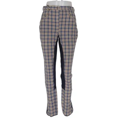 Pantalon d'équitation (Bleu, Beige) de Copperfield Coton, Élasthane
