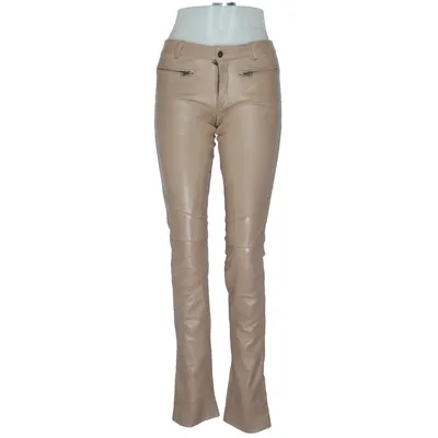 Læderbukser (Beige) fra Ricano Læder