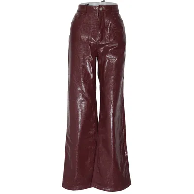 Lackbyxor (Röd) från Vero Moda Denim Polyester, Polyuretan