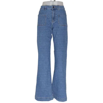 Jeans (Blå) fra Marta du Chateau Bomuld, Elastan, Polyester, Viscose