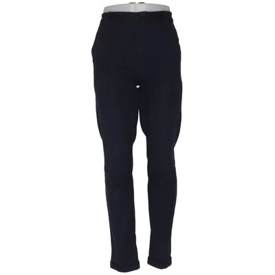 Chinos (Black) from Lindbergh White Elastane, Polyester, Viscose