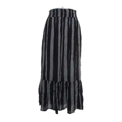 Långkjol (Svart, Vit) från WE Viskos