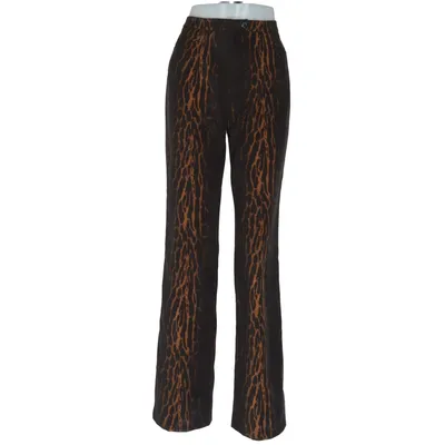 Pantalon (Marron, Noir) de Laurèl Élasthane, Polyester