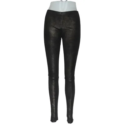 Leather pants (Black, Gold) from Lapis Italia Leather