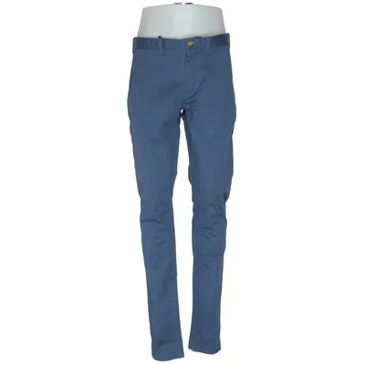 Chinos (Blue) from East West Cotton, Elastane