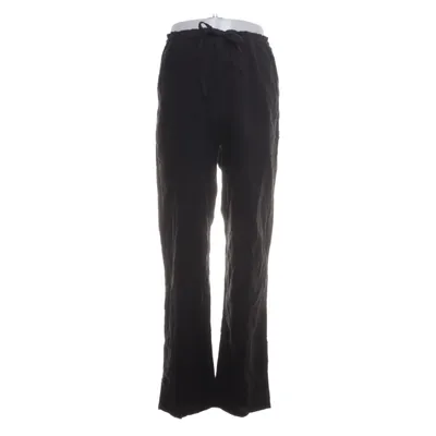 Pantalon (Noir) de H&M Coton, Lin, Polyester