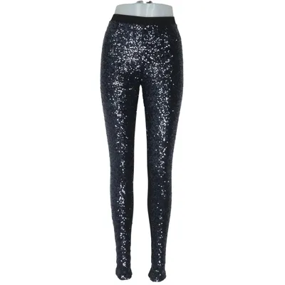Pants (Black, Blue, Multicolored) from Ida Sjöstedt Elastane, Polyamide, Viscose