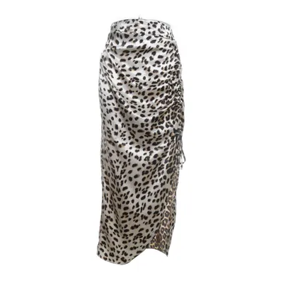 Maxi skirt (White, Multicolored) from River Island Elastane, Polyester