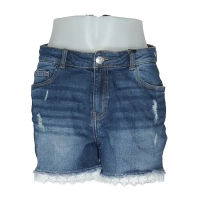Jeansshorts (Blå, Vit) från Amisu Jeans Bomull, Elastan, Polyester