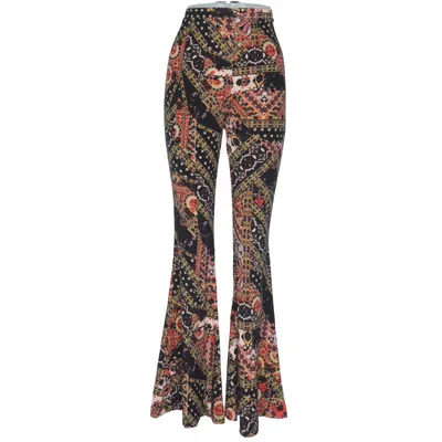Pants (Black, Multicolored) from Free People Elastane, Polyester