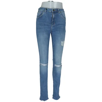 Jeans (Blå) från Never Denim Bomull, Elastan, Polyester