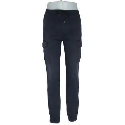 Pantalon cargo (Noir) de Vailent Coton, Élasthane, Polyester, Viscose