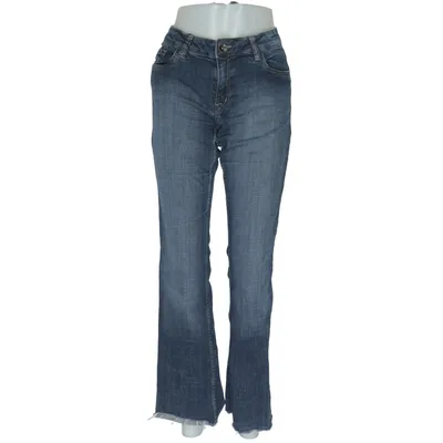 Jeans (Blå) från Base Bomull, Elastan