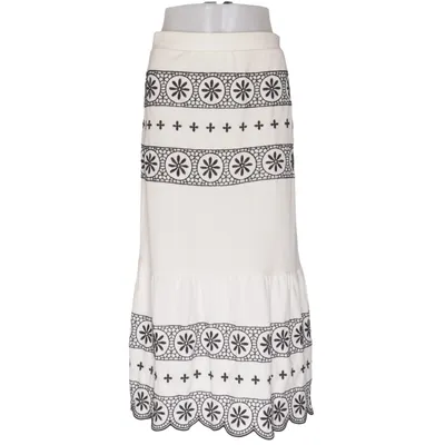 Maxi nederdel (Hvid, Sort) fra Sfera Collection
