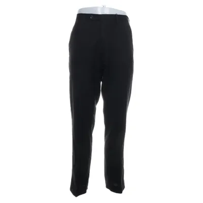 Pantalon de costume (Noir) de Commander Polyester, Laine, Viscose