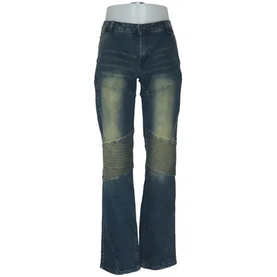 Jean (Bleu) de Fashion Nova Coton, Élasthane, Polyester