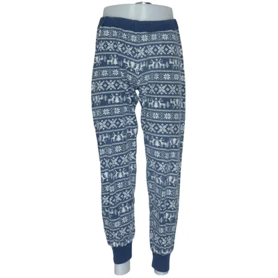 Pyjama broek (Blauw, Wit) van S&S Katoen
