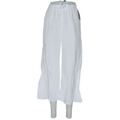 Palazzo pants (White) from Moda Cotton, Elastane