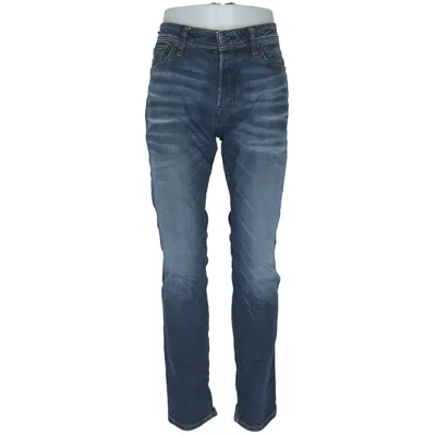 Spijkerbroek (Blauw) van Jack & Jones Jeans Intelligence Katoen, Elastaan, Leer