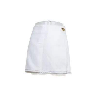Denim skirt (White) from Ganni Organic cotton