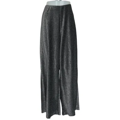 Palazzohose (Silber) von MyWear Woman Elasthan, Metallfaser, Polyester