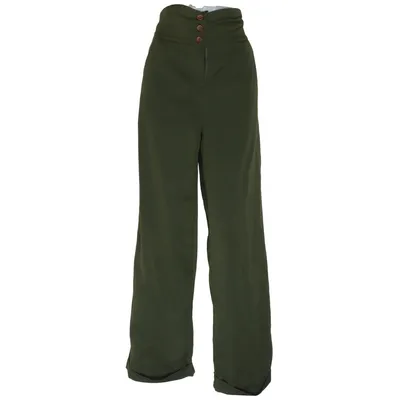 Palazzo pants (Green) from Banned Retro Elastane, Polyester, Viscose