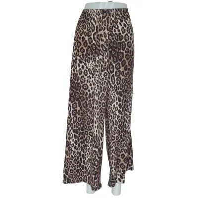 Palazzo pants (Brown, Black) from Zara Elastane, Polyester
