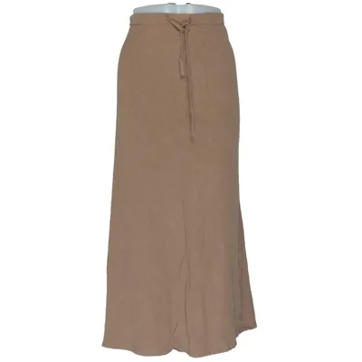 Långkjol (Beige) från New Look Linne, Viskos