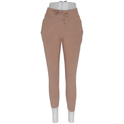 Broek (Beige) van Fashion Nova Polyamide, Viscose