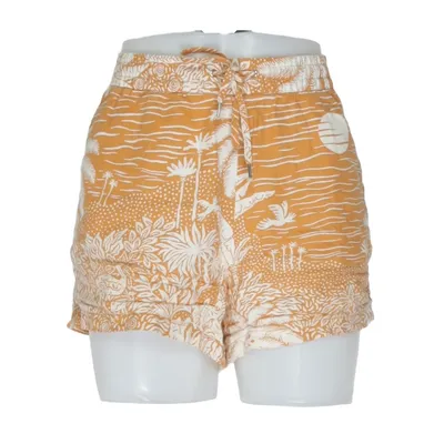Shorts (Orange, White) from Desmond & Dempsey x H&M Linen, Viscose, Cotton