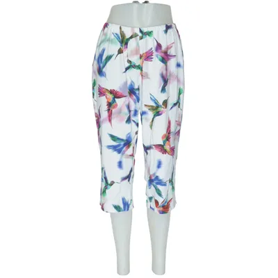 Three-quarter pants (White, Multicolored) from Rösch Cotton