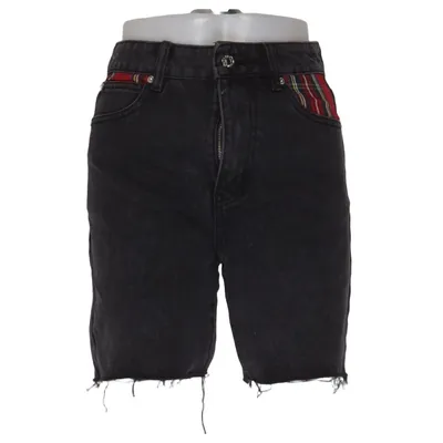 Short en jean (Noir, Rouge) de Adika Coton