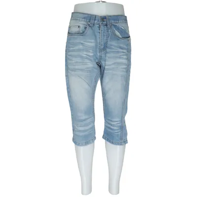 Driekwart broek (Blauw) van Only Jeans Wear Katoen, Polyester