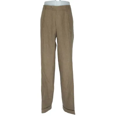 Kostymbyxor (Beige) från Hugo Boss Kashmir, Ull