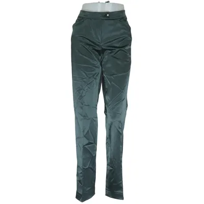 Kostuumbroek (Groen) van Hauber Katoen, Viscose