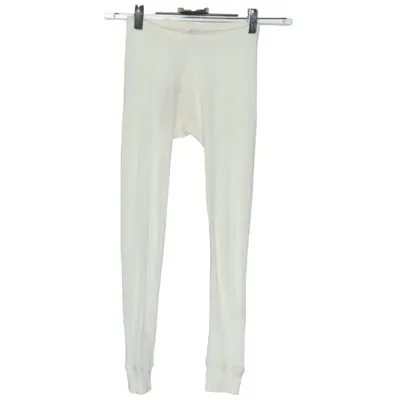 Caleçon long (Beige) de Dilling Laine de mouton, Soie