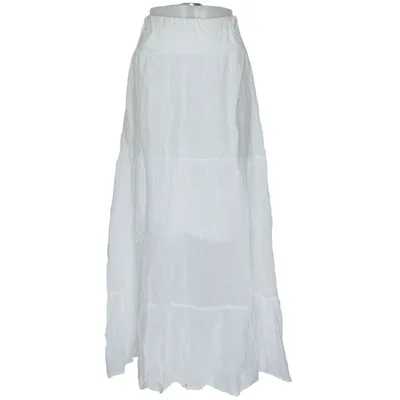 Maxi skirt (White) from Edel Rose Cotton, Polyamide
