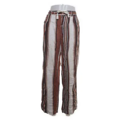 Bukser (Brun, Flerfarvet) fra Vintage Linned, Viscose