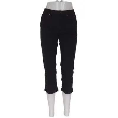 Pantacourt (Noir) de Honey B Blue Coton, Élasthane, Polyester
