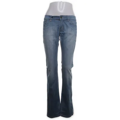 Jeans (Blå) från Lee Bomull, Polyuretan