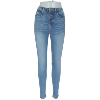 Jeans (Blå) fra Zara Denim Bomuld, Elastan